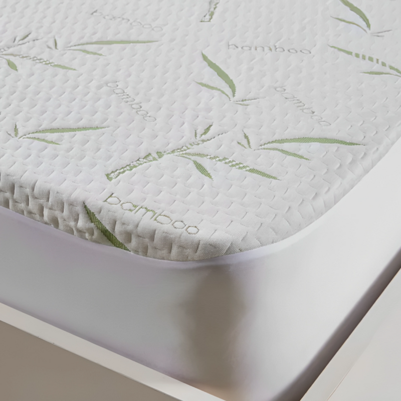 Natural Bamboo Mattress Protector Or Topper