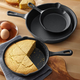 Cast Iron 3 Piece Non Stick Frying Pan Set